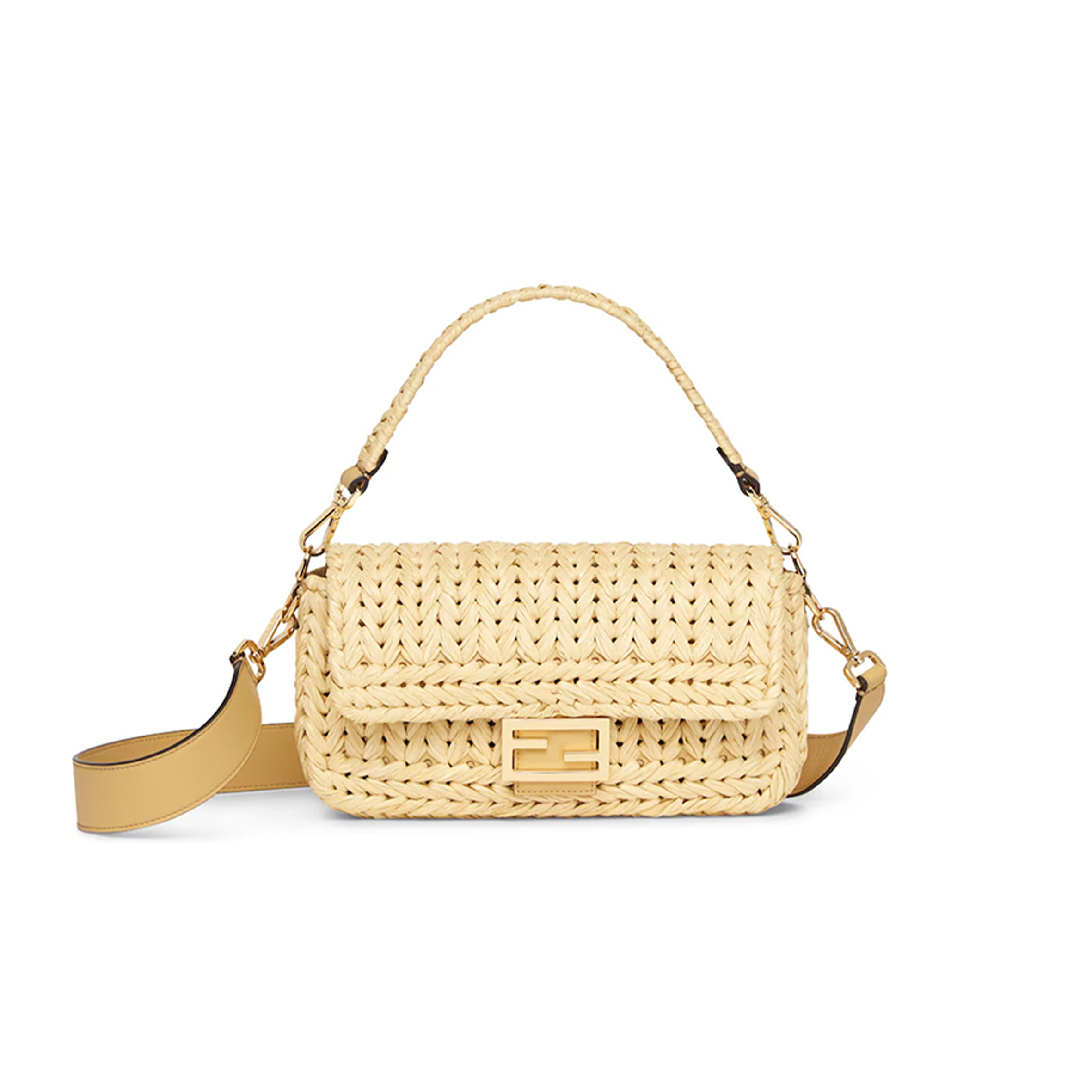 F**di baguette leather beige 8br600arngf1i2a (27*15*6cm)